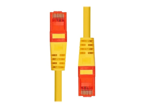 ProXtend - Koblingskabel - RJ-45 (hann) til RJ-45 (hann) - 5 m - 5 mm - UTP - CAT 6 - IEEE 802.3af - med støvel, uten hindringer, flertrådet - gul