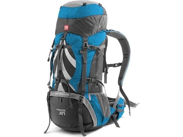 Naturehike vaellusreppu NH70B07-B 70 l + 5 l musta