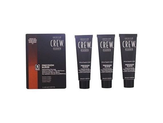 American Crew CLASSIC: PRECISION BLEND Natural Gray Coverage 5-6 Medium ASH 3 x 40 ml