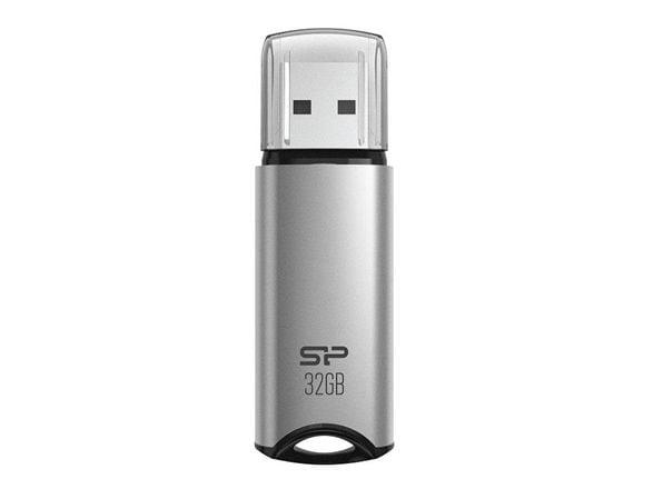 SILICON POWER Marvel M02 - USB-flashstasjon - 32 GB - USB 3.2 Gen 1 - sølv