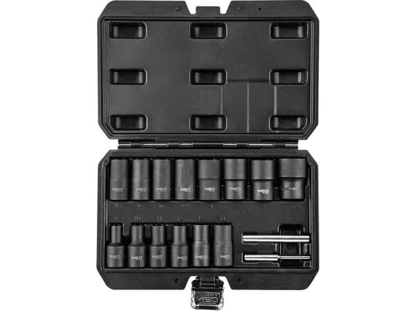 1/2" neo-sokler for skadede muttere 16 deler (11-920)