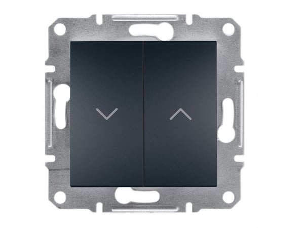 Schneider Electric Asfora sokea kytkin ilman kehystä antrasiitti (EPH1300571)