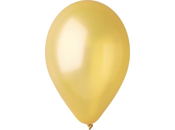 GoDan ballonger GEMAR metal 26 cm gull Dorato 100 stk Godan