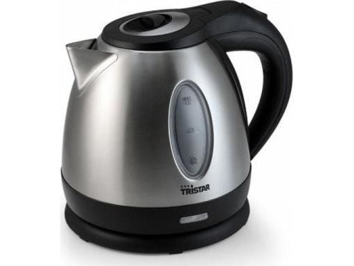 Tristar WK-1323, 1,2 l, 1500 W, Rustfritt stål, Rustfritt stål, Vannivåindikator, Overopphetingsbeskyttelse