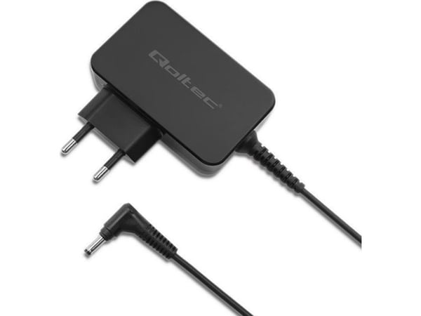 Qoltec - Strømadapter - AC 220-240 V - 45 watt - svart - for Lenovo IdeaPad 100-14; 110-14; 110-15; 110-17; 510-15; V510-15; Yoga 510-14; 510-15