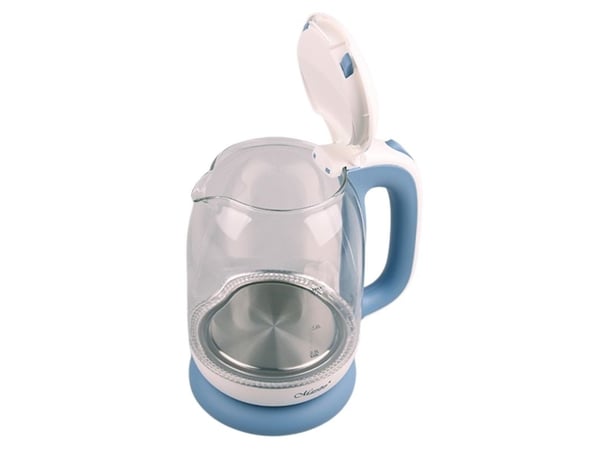 Feel-Maestro MR-056-BLUE, 1,7 l, 2200 W, Blå, Glas, Vattennivå indikator, Överhettningsskydd