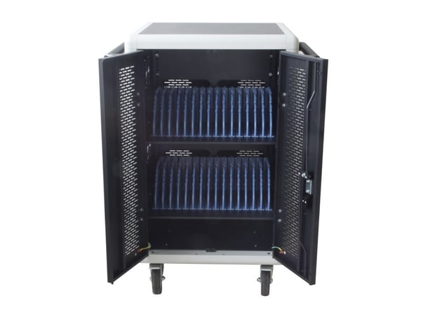 Techly I-CABINET-30DTY, Frittstående, Hvit, Blå, Lade, Kraft indikator, CE, RoHS, CE, RoHS, 700 mm