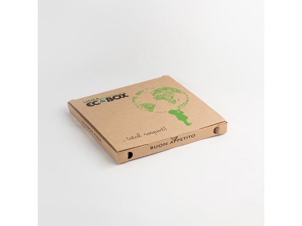 Antalis pizzaboks ecobox brun uten fluor 32x32x3 cm 100 stk/pk