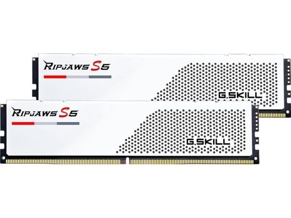 G.Skill Ripjaws S5 - DDR5 - sett - 64 GB: 2 x 32 GB - DIMM 288-pin lav profil - 6000 MHz / PC5-48000 - CL30 - 1.4 V - ikke-bufret - ikke-ECC - matt...