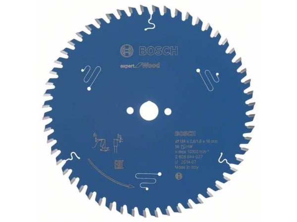 Bosch RUNDSAVKLINGE 184X16X2,6MM 56T EXP WOOD