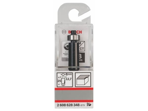Bosch - Rutertupp - for laminat - Flush Trim - 12.7 mm - lengde: 68 mm