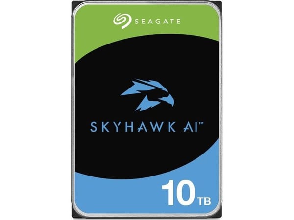 Seagate SkyHawk AI ST10000VE001 - harddisk - 10 TB - intern - 3,5" - SATA 6 Gb/s - 7200 rpm - buffer: 256 MB