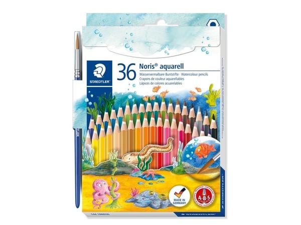 STAEDTLER Noris Club aquarell - Fargeblyant - assorterte farger (en pakke 36)