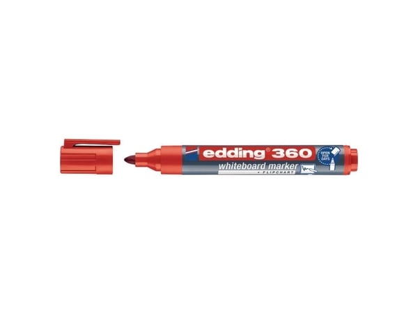 edding 360 board - Markør - for brett - rød - fargeblekk - 1.5-3 mm