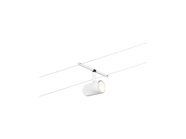 Paulmann 94467, Spotlight på skinne, GU5.3, 0 ampuller, 230 V, Kromfarget, Hvit