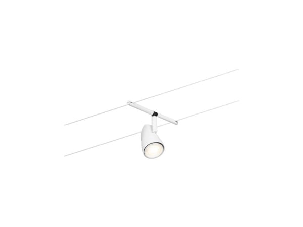 Paulmann 94467, Spotlight på skinne, GU5.3, 0 ampuller, 230 V, Kromfarget, Hvit