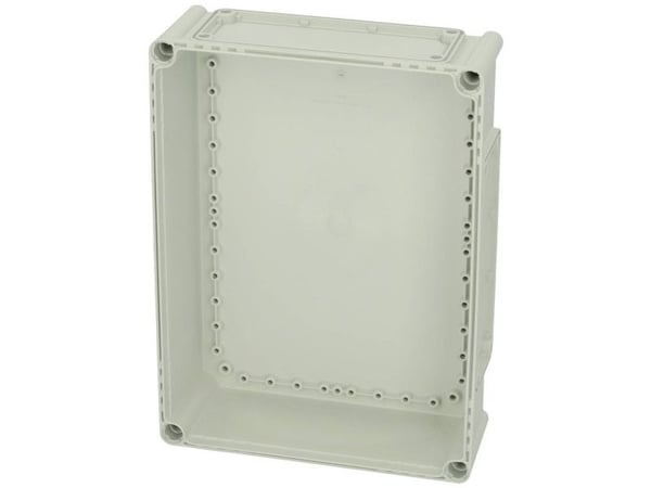 Fibox Base, PC Aukot, 4x koko 2 laippa 3530133 Kabinet-underdel 380 x 280 x 100 Polykarbonat Gråhvid (RAL 7035) 1 stk
