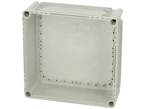 Fibox Base, PC Aukot, 4x koko 2 laippa 3530095 Kabinet-underdel 280 x 280 x 100 Polykarbonat Gråhvid (RAL 7035) 1 stk