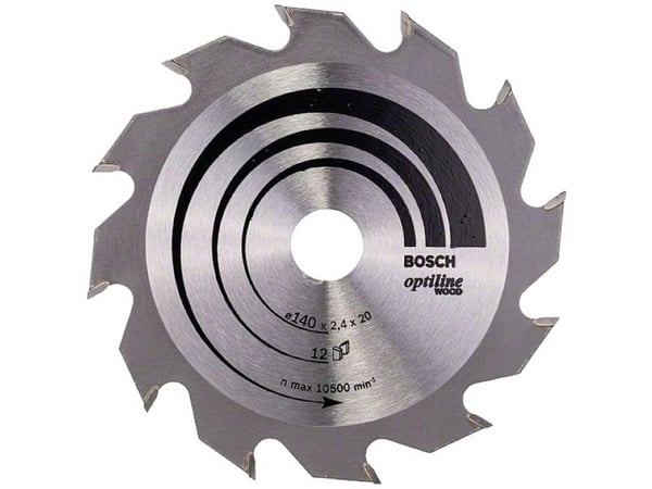 Bosch RUNDSAVKL OPTILINE 140X2,4X20/12,7MM T12
