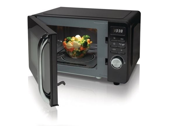 Gorenje MO20S4BC, Bänkdiskmaskin, Enbart mikrovågsugn, 20 l, 700 W, Inbyggd display, Knappar, Rotations-