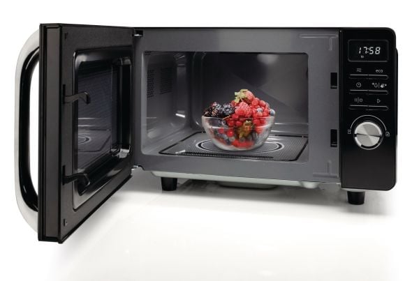 Gorenje MO20S4BC, Bänkdiskmaskin, Enbart mikrovågsugn, 20 l, 700 W, Inbyggd display, Knappar, Rotations-