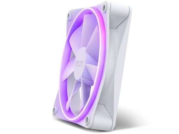 NZXT F Series F120 RGB - Kabinettvifte - 120 mm - matt hvit