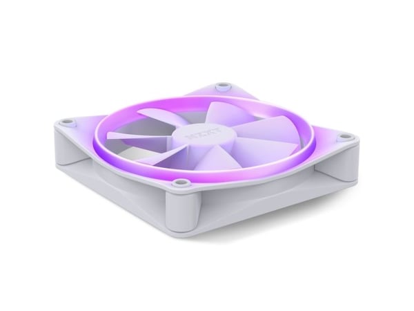NZXT F Series F120 RGB - Kabinettvifte - 120 mm - matt hvit