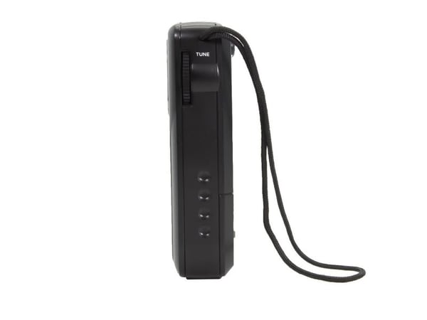 Aiwa RS-33, Bærbar, Analog, AM, FM, 3,5 mm, Sort, Rotasjon