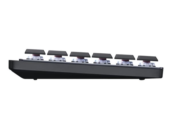Logitech Master Series MX Mechanical Mini - Tastatur - bakbelysning - trådløs - Bluetooth LE - QWERTY - US International - tastsvitsj: Linear - gra...