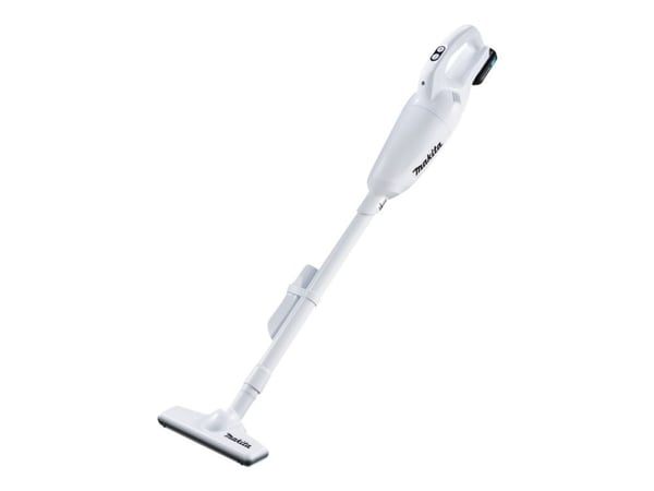 Makita CXT CL108FDSAW - Støvsuger - pinne/håndholdt (2-i-1) - uten pose - uten kabel - hvit - 1 batteri, inkludert lader