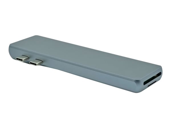 ProXtend 8in1 MultiHub - Dokkingstasjon - USB-C 3.2 Gen 1 x 2 - HDMI - 1GbE - for Apple MacBook Pro
