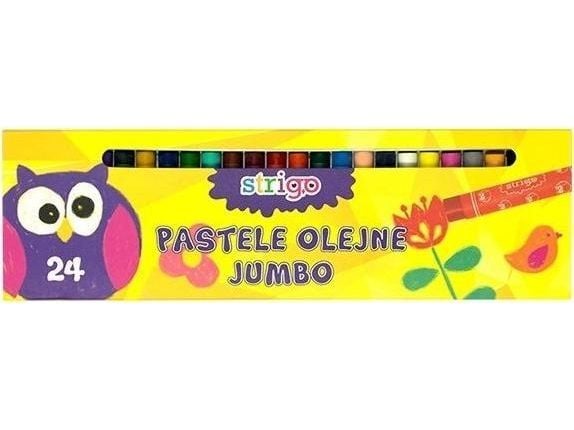 Strigo pastellolje Strigo 24 farger jumbo