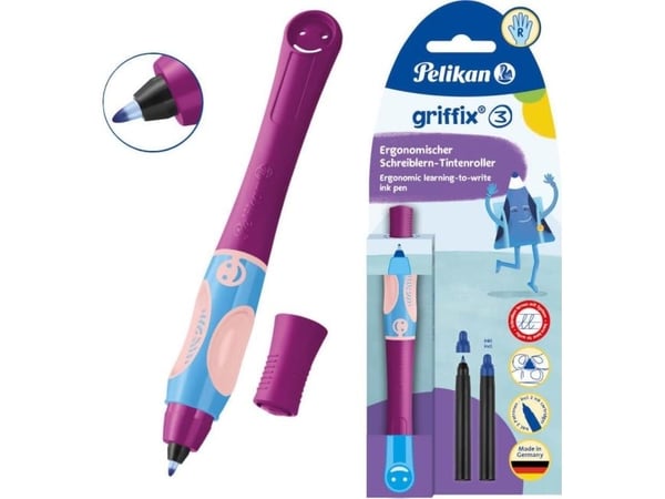 Pelikan griffix mustekynä Sweet Berry oikeakätisille, ergonominen kirjoituskynä - 1 kpl (821032)