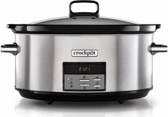 Crock-Pot CSC063X, 7,5 l, Sort, Rustfritt stål, Knapper, Berøringskontroll, 10 person(er), 20 timer, Glass