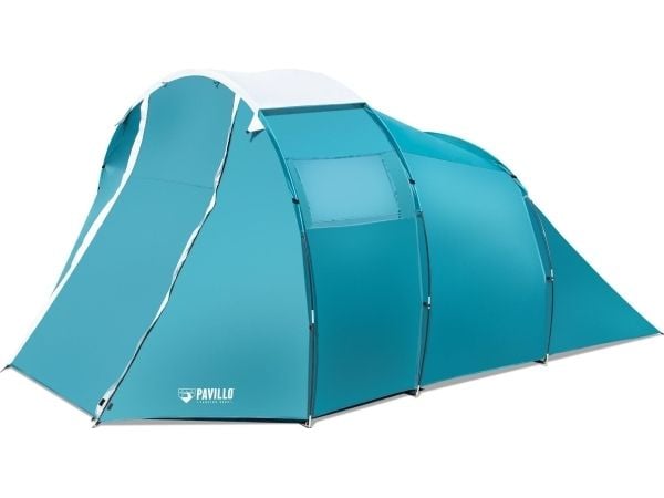 Bestway 68092, Kuppeltelt, 4 person(er), Myggnett, Vanntette sømmer, Blå, Hvit