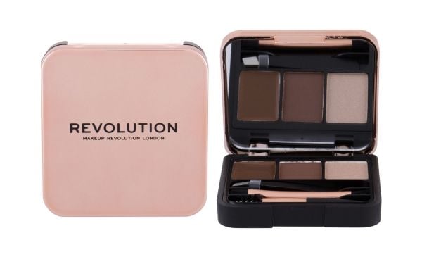 Makeup Revolution Brow Sculpt Kit brynsett 22 G medium brown