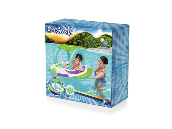 Bestway veneen tila-ajoneuvo uimakatoksella 1,07 m x 1,12 m
