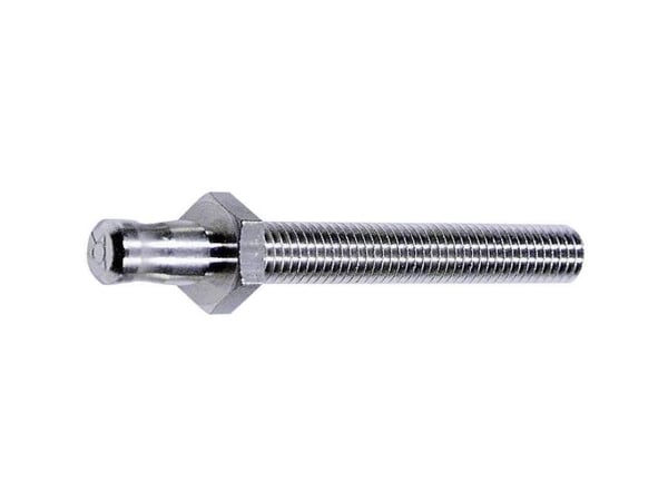 Stäubli POAG-S6/35 laboratoriekontakt, innbygging vertikal stift, stiftdiameter 6 mm, messing, 1 stk