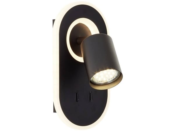 Brilliant Kimon G99556/06 LED-vegglampe GU10 svart