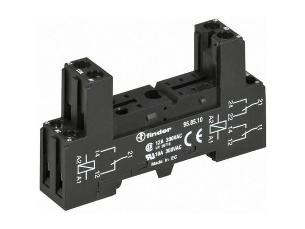 Finder 95.85.10 Releen pistorasia Sopii sarjaan: Siemens Bauform S00 Tray 10 kpl