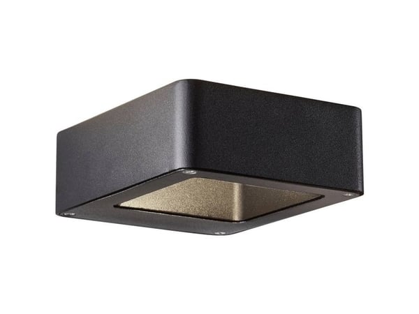 Brilliant Golda G90974A06 LED utendørs vegglampe (RGB) utskiftbar lyskilde 7 W svart