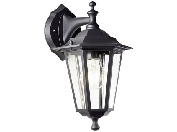 Brilliant Carleen 90987A06 utendørs vegglampe E27 svart