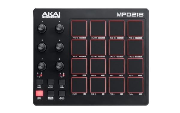 Akai MPD218, Svart