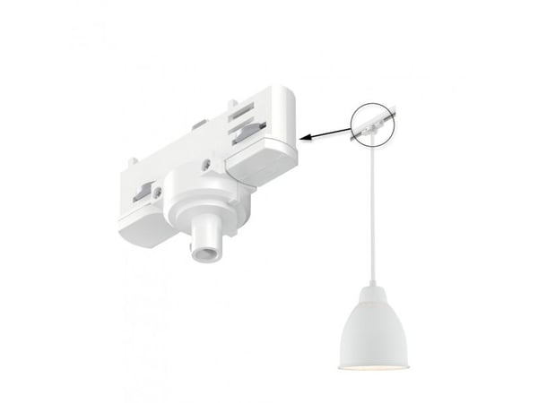 Paulmann 91386, Adapter til overhengende belysning, Tak, Hvit, Metall, Plast, 1150 W, 96 mm