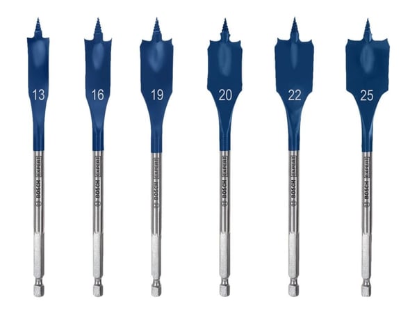 Bosch SELFCUT 13-25MM SELFCUT FLAT CUTTING DRILL SET 6 PIECES (6 kpl)