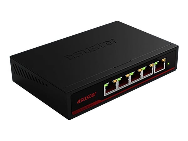 Asustor ASW205T, Hallitsematon, 2.5G Ethernet (100/1000/2500), Täysin kaksipuolinen