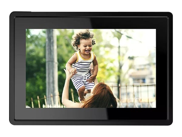 DENVER FRAMEO PFF-1021BLACK - Digital fotoramme - 16 GB - 10.1" - 1280 x 800 - svart