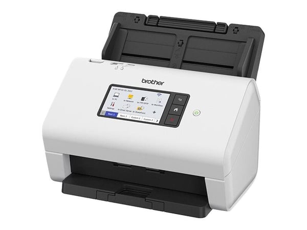 Brother ADS-4900W - Dokumentskanner - Dobbel CIS - Dupleks - A4 - 600 dpi x 600 dpi - inntil 60 spm (mono) / inntil 60 spm (farge) - ADF (100 ark) ...