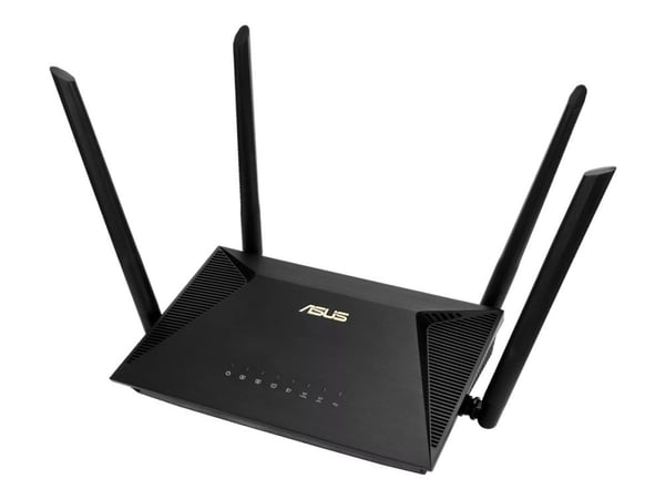 ASUS RT-AX1800U - Trådløs ruter 3-portssvitsj - 1GbE - Wi-Fi 6 - Dobbeltbånd