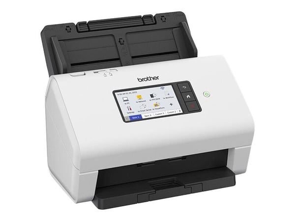 Brother ADS-4900W - Dokumentskanner - Dobbel CIS - Dupleks - A4 - 600 dpi x 600 dpi - inntil 60 spm (mono) / inntil 60 spm (farge) - ADF (100 ark) ...